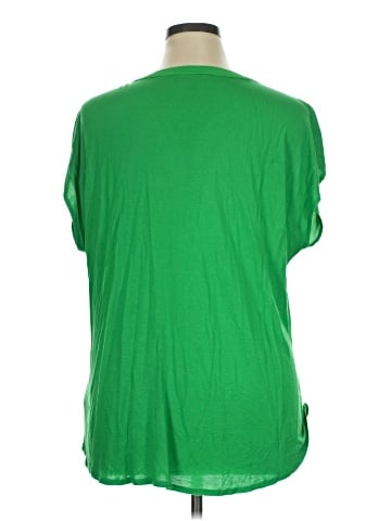 INC International Concepts Short Sleeve Blouse (view 2)