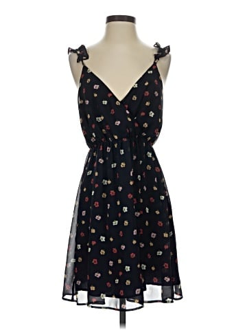 Madewell Ruffle-Strap Wrap Dress in Confetti Floral (view 1)