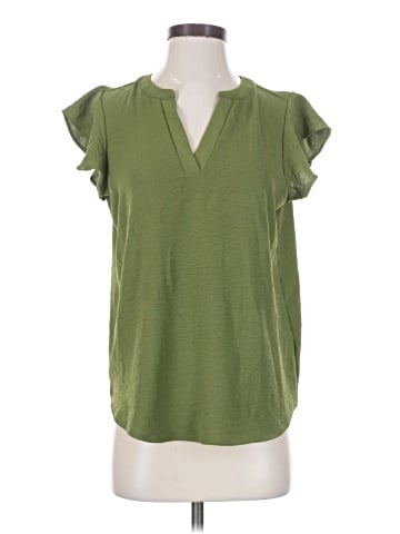 Adrianna Papell Short Sleeve Blouse (view 1)