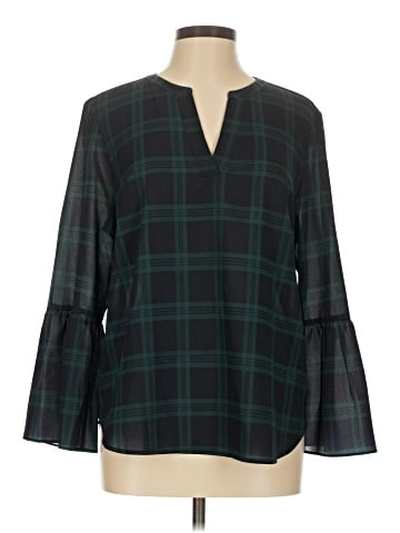 J.Crew Factory Store 3/4 Sleeve T-Shirt (view 1)