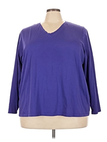 Lands' End 3/4 Sleeve T-Shirt (view 1)