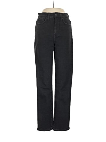 Madewell The Perfect Vintage Jean in Black Frost Wash (view 1)