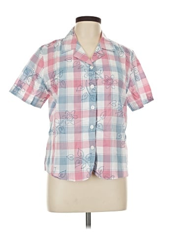 Alfred Dunner Short Sleeve Button-Down Shirt (view 1)