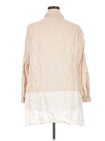 Tahari 3/4 Sleeve Button-Down Shirt (view 2)