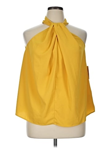 ELOQUII Sleeveless Blouse (view 1)