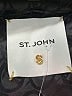 St. John 100% Polyester Metallic Black Jacket Size S - photo 6