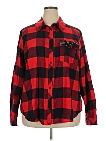 Cato Long Sleeve Button-Down Shirt (view 1)
