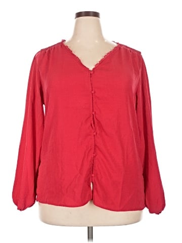 Maurices 3/4 Sleeve Blouse (view 1)