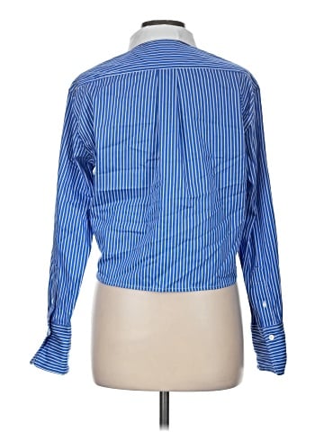 Madewell Relaxed Button-Up Cropped Shirt (view 2)