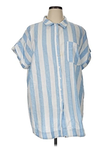 Okanui Short Sleeve Button-Down Shirt (view 1)