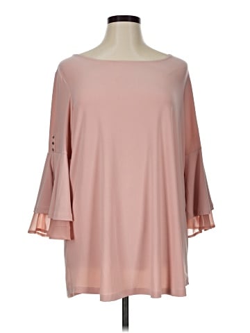 Nina Leonard 3/4 Sleeve Blouse (view 1)