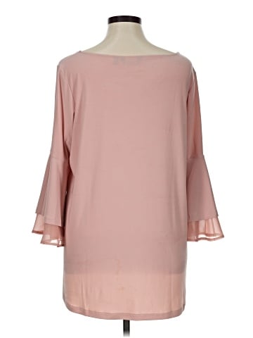 Nina Leonard 3/4 Sleeve Blouse (view 2)