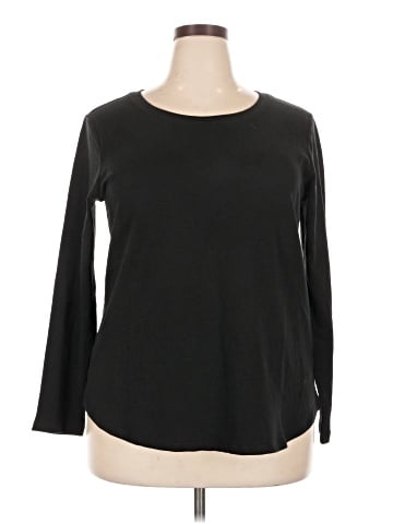 Attitudes by Renee 3/4 Sleeve Top (view 1)