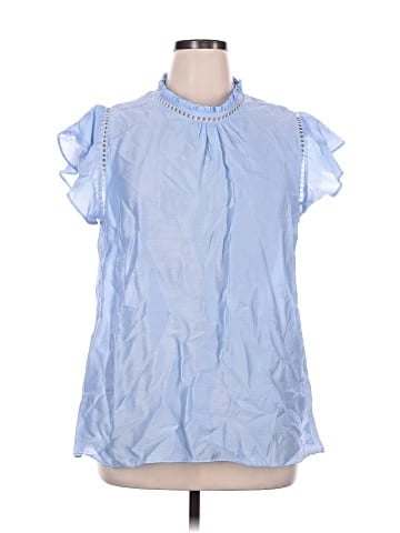 City Chic Short Sleeve Blouse (view 1)