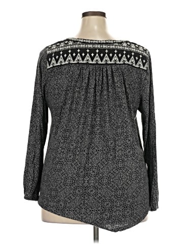 Lucky Brand Long Sleeve Blouse (view 2)