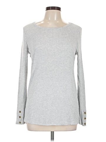 Ann Taylor LOFT Long Sleeve T-Shirt (view 1)