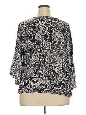 Laura Scott 3/4 Sleeve Blouse (view 2)