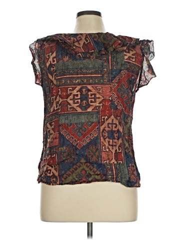 Lauren Jeans Co. Short Sleeve Blouse (view 2)