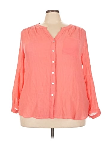 Zac & Rachel 3/4 Sleeve Button-Down Shirt (view 1)