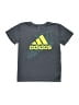 Adidas 100% Polyester Gray Active T-Shirt Size 10 - 12 - photo 1
