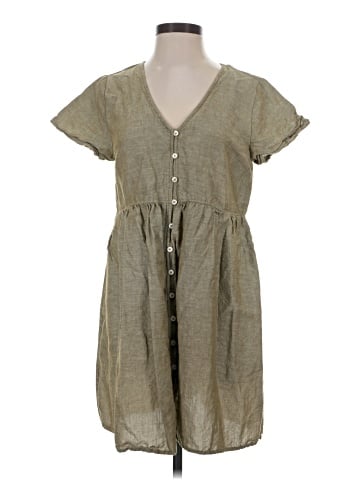 Madewell Linen-Blend Alexandra Button-Front Mini Dress (view 1)