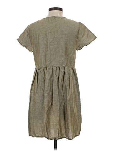 Madewell Linen-Blend Alexandra Button-Front Mini Dress (view 2)