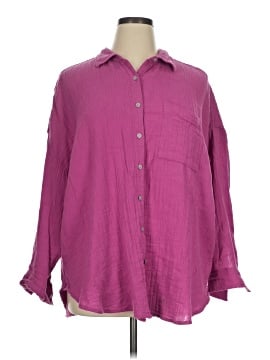 Terra & Sky Long Sleeve Button-Down Shirt (view 1)