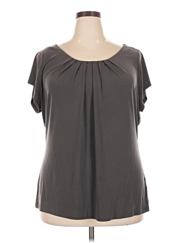 Worthington Short Sleeve Blouse (view 1)