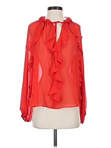 INC International Concepts Long Sleeve Blouse (view 1)