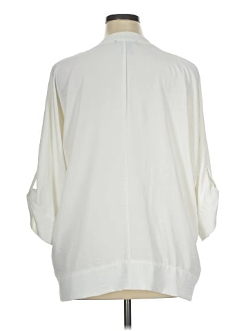 Joan Vass New York 3/4 Sleeve Blouse (view 2)