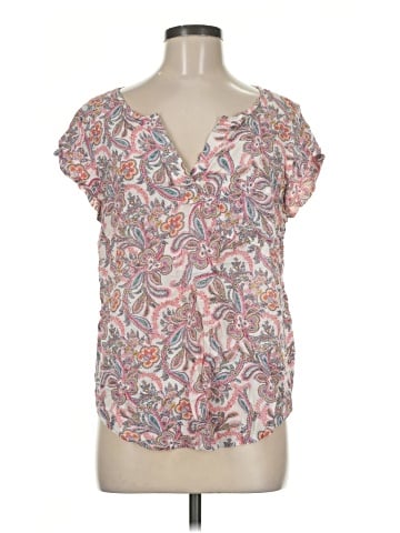 Ava Christine Short Sleeve Blouse (view 1)