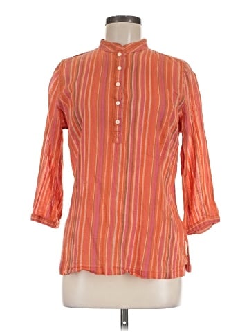 Sag Harbor 3/4 Sleeve Button-Down Shirt (view 1)