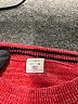 Crewcuts 100% Cotton Solid Red Pullover Sweater Size 14 - photo 3