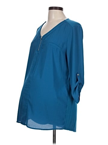 Full Moon Maternity 3/4 Sleeve Blouse (view 1)