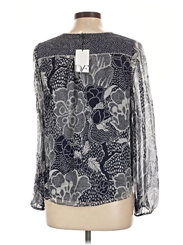 Diane von Furstenberg Long Sleeve Silk Top (view 2)