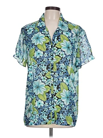 Sag Harbor Short Sleeve Blouse (view 1)