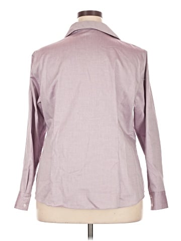 Jones New York Signature Long Sleeve Button-Down Shirt (view 2)