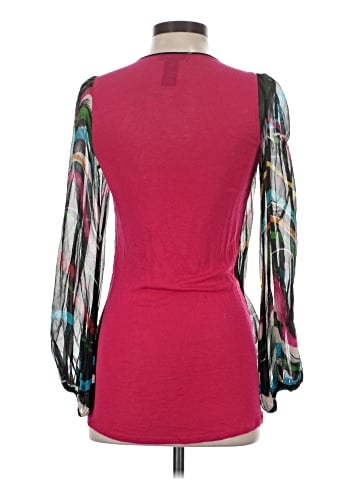 Custo Barcelona 3/4 Sleeve Silk Top (view 2)