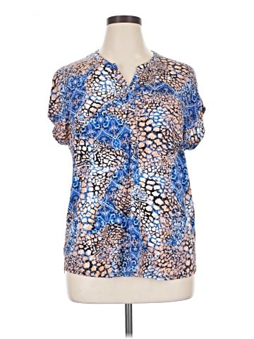 Dana Buchman Short Sleeve Blouse (view 1)