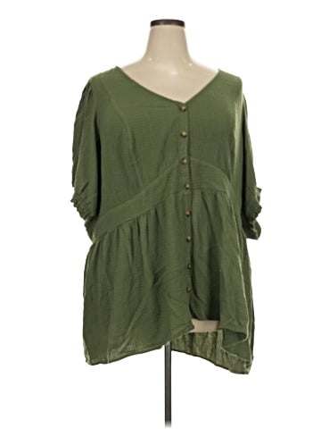 Torrid 3/4 Sleeve Blouse (view 1)