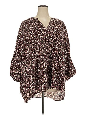 Torrid 3/4 Sleeve Blouse (view 1)