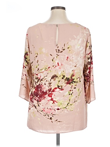 Rose + Olive 3/4 Sleeve Blouse (view 2)