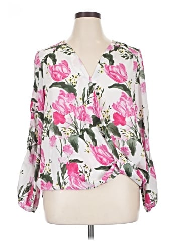 INC International Concepts Long Sleeve Blouse (view 1)