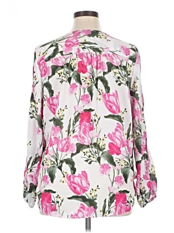 INC International Concepts Long Sleeve Blouse (view 2)