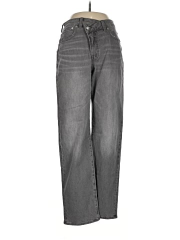 Madewell The Curvy '90s Straight Jean in Burwick Wash: Cross-Tab Edition (view 1)