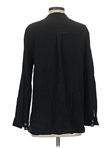 Eileen Fisher Long Sleeve Silk Top (view 2)