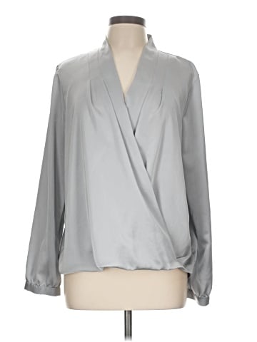 Ann Taylor Factory Long Sleeve Blouse (view 1)