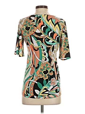 Susan Graver Short Sleeve Blouse (view 2)