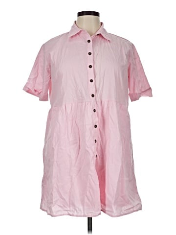 Unbranded Short Sleeve Button-Down Shirt (view 1)