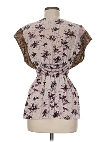 Corey Lynn Calter Short Sleeve Silk Top (view 2)